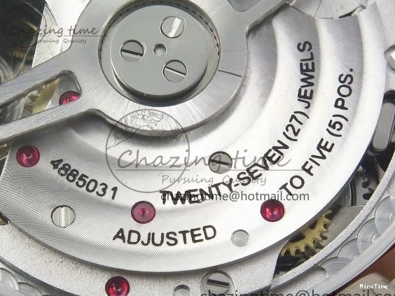 MIROTIME 0212 Portuguese Chrono IW3716 Z+F 1:1 Best Edition White Dial on Gray Rubber Strap A WrinkleFree 7014